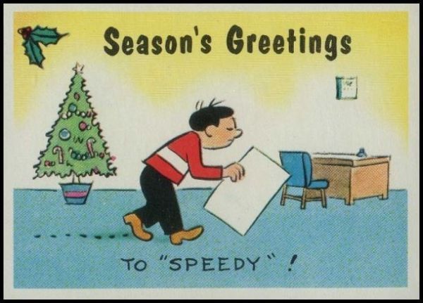 60YL 33 Season's Greetings To Speedy